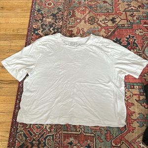 Abercrombie and Fitch white t shirt